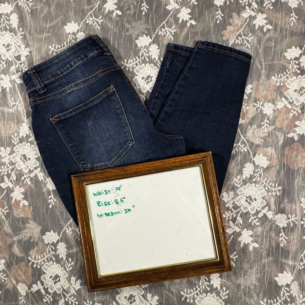 Maurices Dark Wash Skinny Ankle Jeans – Size Medium Short - Picture 5 of 5